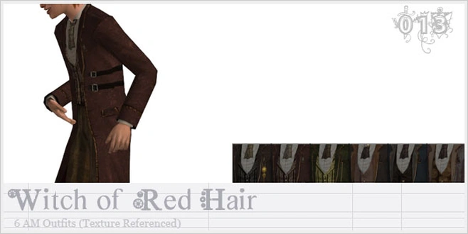 [JA] Witch of Red Hair - AM Outfit (BV Required).rar