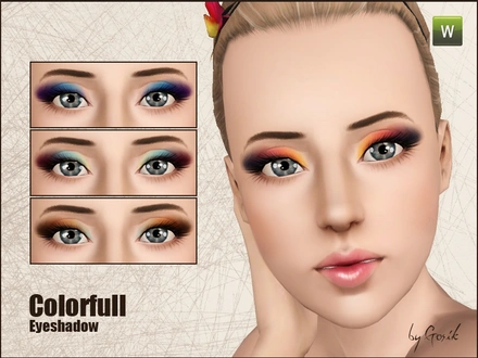 Gosik Colorfull eyeshadow.package