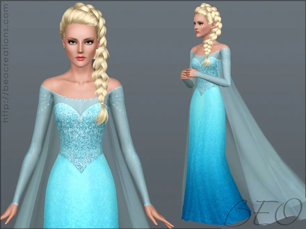BEO Frozen Elsa's Dress Tail (As Left Ring) TAEF.zip