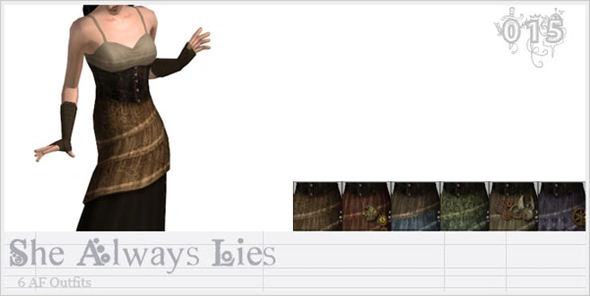 [JA] She Always Lies - AF Outfit.rar