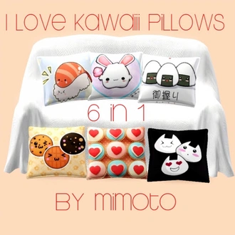 I Love Kawaii Pillows (6 in 1) by Mimoto.rar