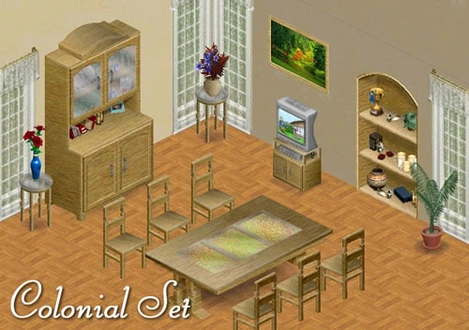 Sims-Extremos_Dining_Colonial.rar