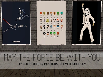 [muspellsheimr] May the Force Be With You - 17 Star Wars Posters.zip