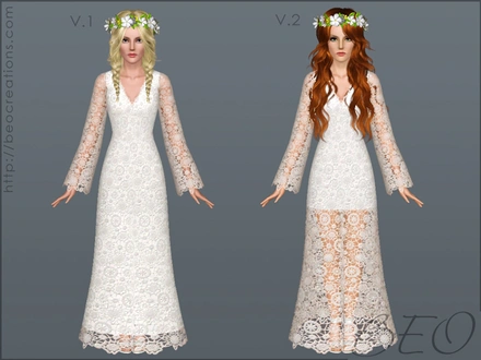 BEO Bohemian Long Wedding Dresses 33 V1&2 AF.zip