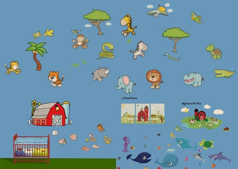 AnimalWallstickerSets.zip