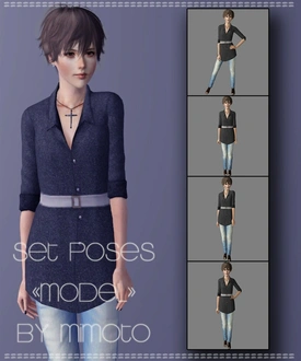 Set poses MODEL N2 by Mimoto.rar