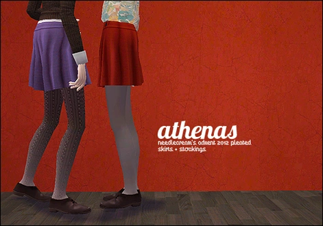 Needlecream Pleated Skirts + Stockings.zip