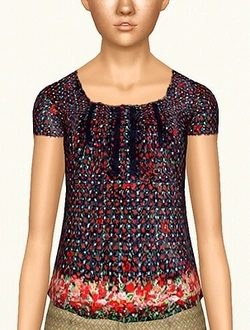 simsxolove_ilikemusic640_NavyFloralPeasantTop_TF.zip