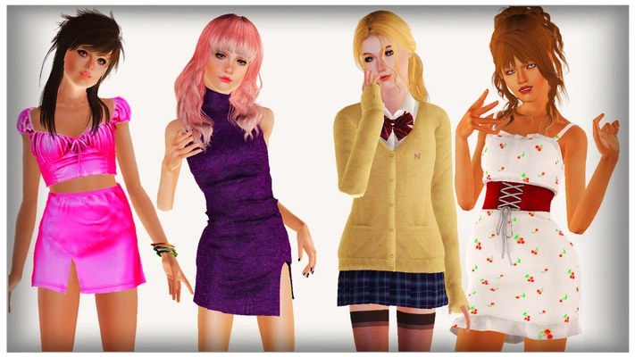 Simblr.cc - Age Conversions: TS3 Adult to Teen Conversion Pack: Part 1