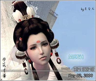 MESH_NvWa_hair001_bycglvl_090401.zip