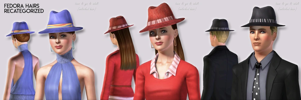 Lilisims_Hair_Fedoras_unlocked.zip