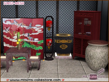 QingshuangTongzi_Set_ChineseElegantKitchen.zip