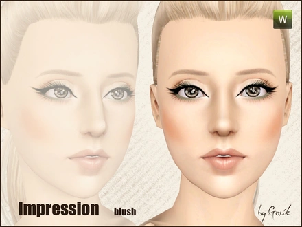 Gosik Impression blush.package