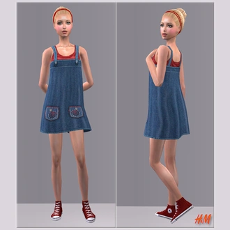 lilisims_TF_HM_dress_converse_Denim.rar