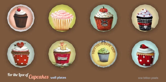 OBP For the Love of Cupcakes Wall Plates.zip