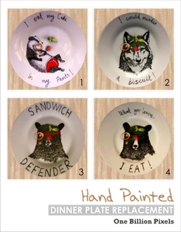 OBP Dinner Plate Replacement Hand-painted.zip