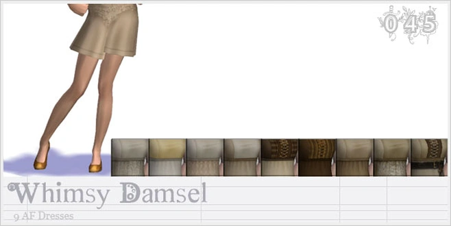 [JA] Whimsy Damsel - AF Dress - Custom.rar