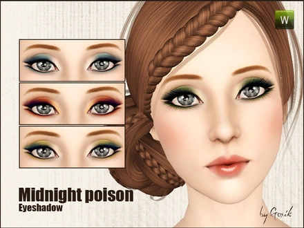 Gosik Midnight poison eyeshadow.package