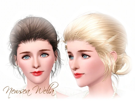 Newsea-SIMS3-hair-yu063-wella-f-Retexture-AdjShine_Poseidon.package