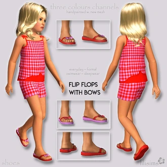 lilisims_ShoesFlipflopBows_CF.zip