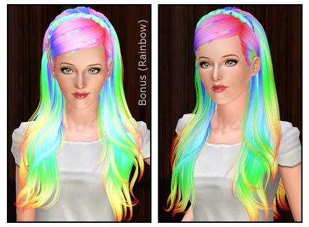 NewSea-SIMS3-hair-J121-Monochrome-f-Retexture-Rainbow_Poseidon.package