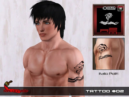 R2M Re Tattoo #02.sims3pack