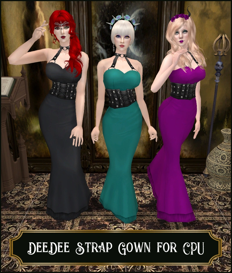 DeeDee Strap Gown for Classic Pinup