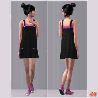lilisims_AF_HM_dress_converse_Black.rar