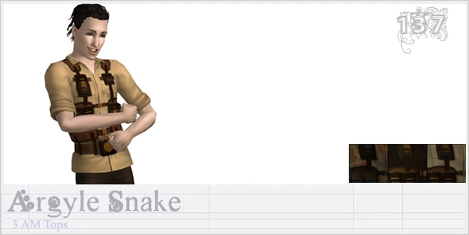 [JA] Argyle Snake - AM Top.rar