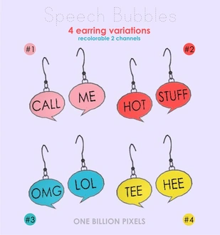 OBP Speech Bubbles Earrings TAEF.zip