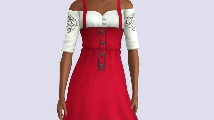 sims 4 cc off the shoulder dress SIMS4 CC // Off-shoulder Dress & Top