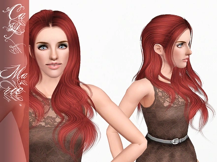 Cazy Marie Hairstyle Female-Teen-Adult-Retexture-EAAS_Poseidon.rar