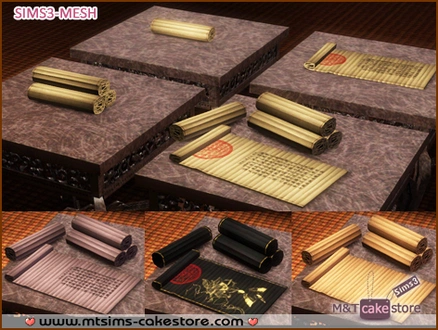 QingshuangTongzi_Set_BambooSlip.zip