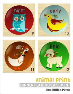 OBP Dinner Plate Replacement Animal Print.zip