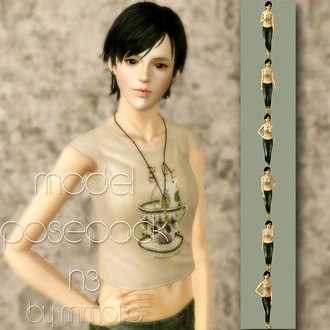 Set poses MODEL N3 by Mimoto.package