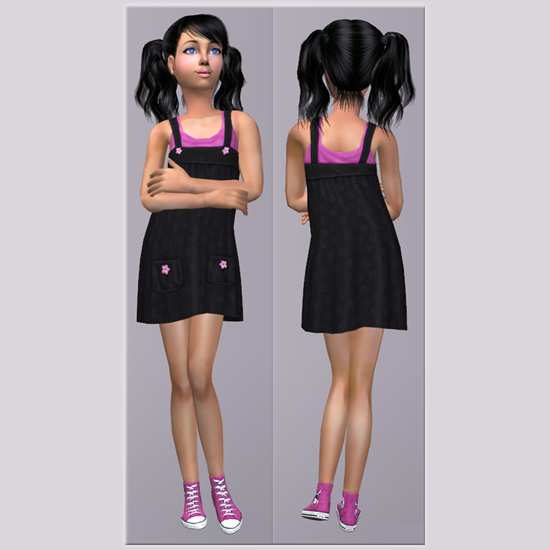 lilisims_CF_HM_Dress_Converse_Black.rar