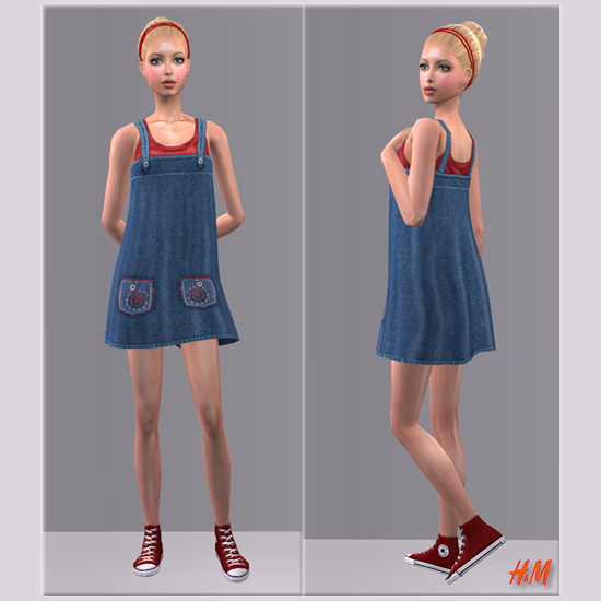 lilisims_TF_HM_dress_converse_Denim.rar