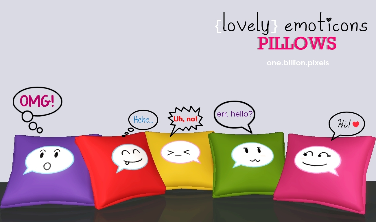 OBP Lovely Emoticons Pillows.zip