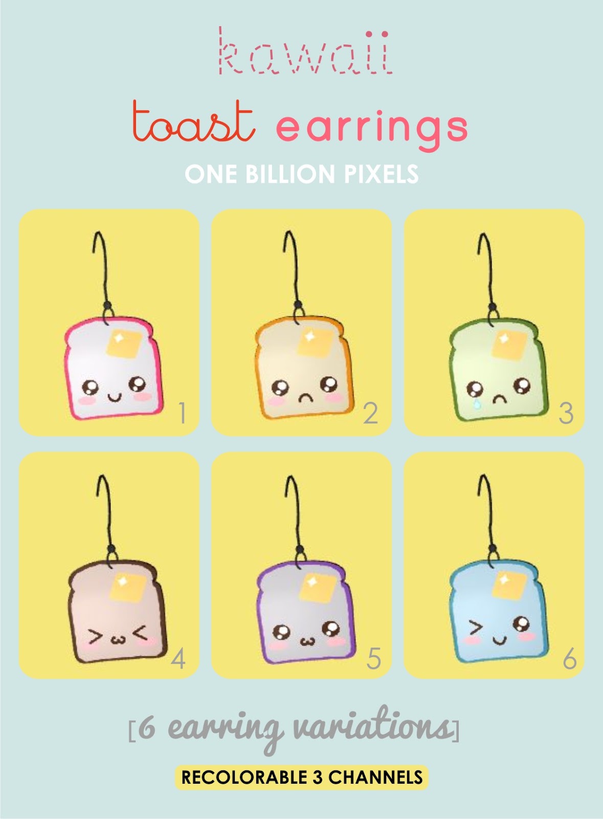 OBP Kawaii Toast Earrings TAEF.zip