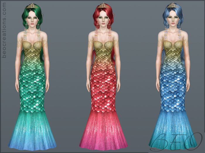 BEO Sea Princess Dress V2 AF.zip