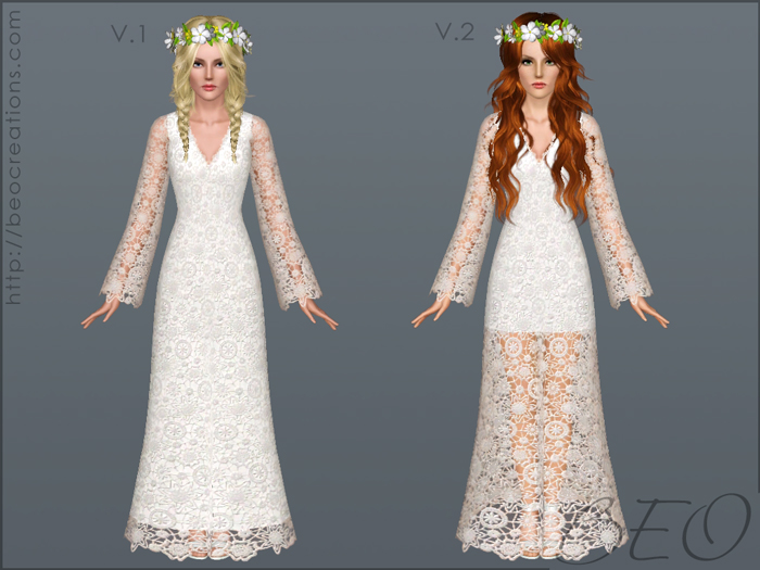 BEO Bohemian Long Wedding Dresses 33 V1&2 AF.zip