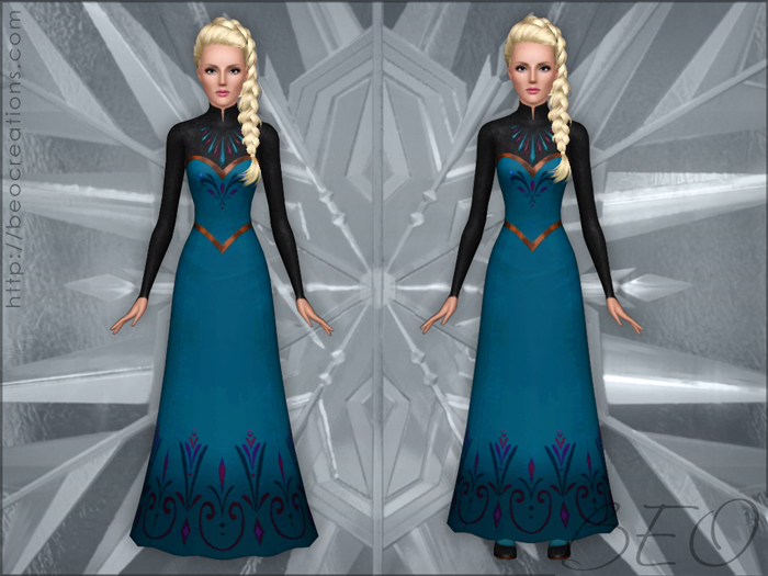BEO Frozen Elsa's Coronation Dress AF.zip