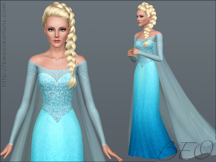 BEO Frozen Elsa's Dress Tail (As Left Ring) TAEF.zip