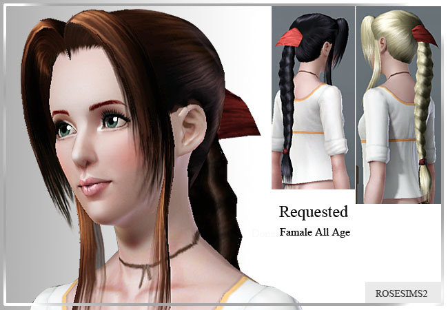 RoseSims3_HairAerith_2.6k_PCTAEF.zip