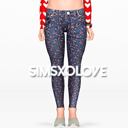 simsxolove_ilikemusic640_FloralSkinnyJeans_TF.zip