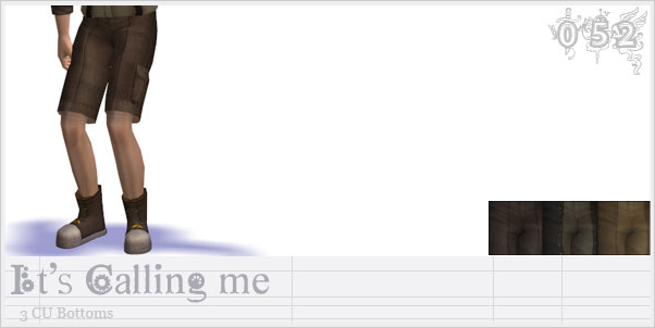 [JA] It's Calling me - CU Bottoms.rar