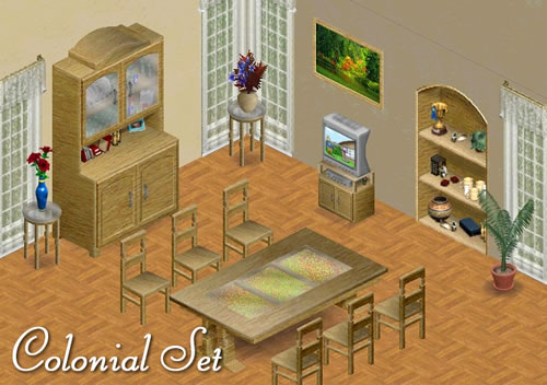 Sims-Extremos_Dining_Colonial.rar