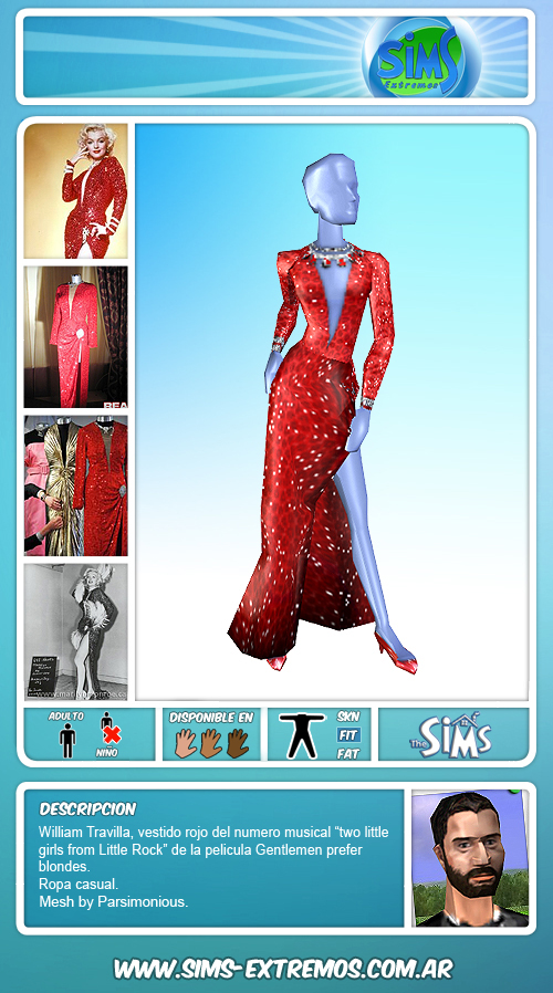 Sims-Extremos_Indio_Marilyn_RedDress.rar