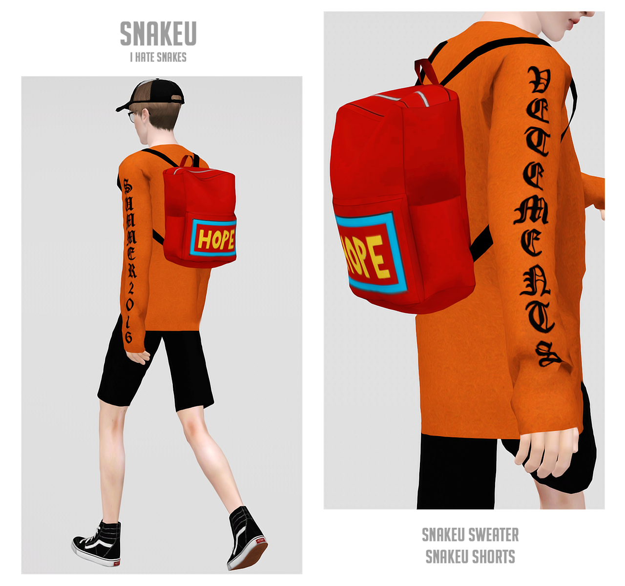 BLINKSIMS_SNAKEU_SWEATER&SHORTS.rar