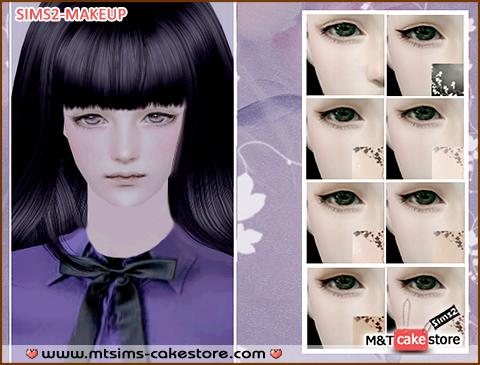 teagreen_MakeUp_EyelinerSet_FogColor.rar